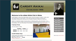 Desktop Screenshot of cardiffaikikai.co.uk